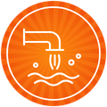 Sewage cleanup icon